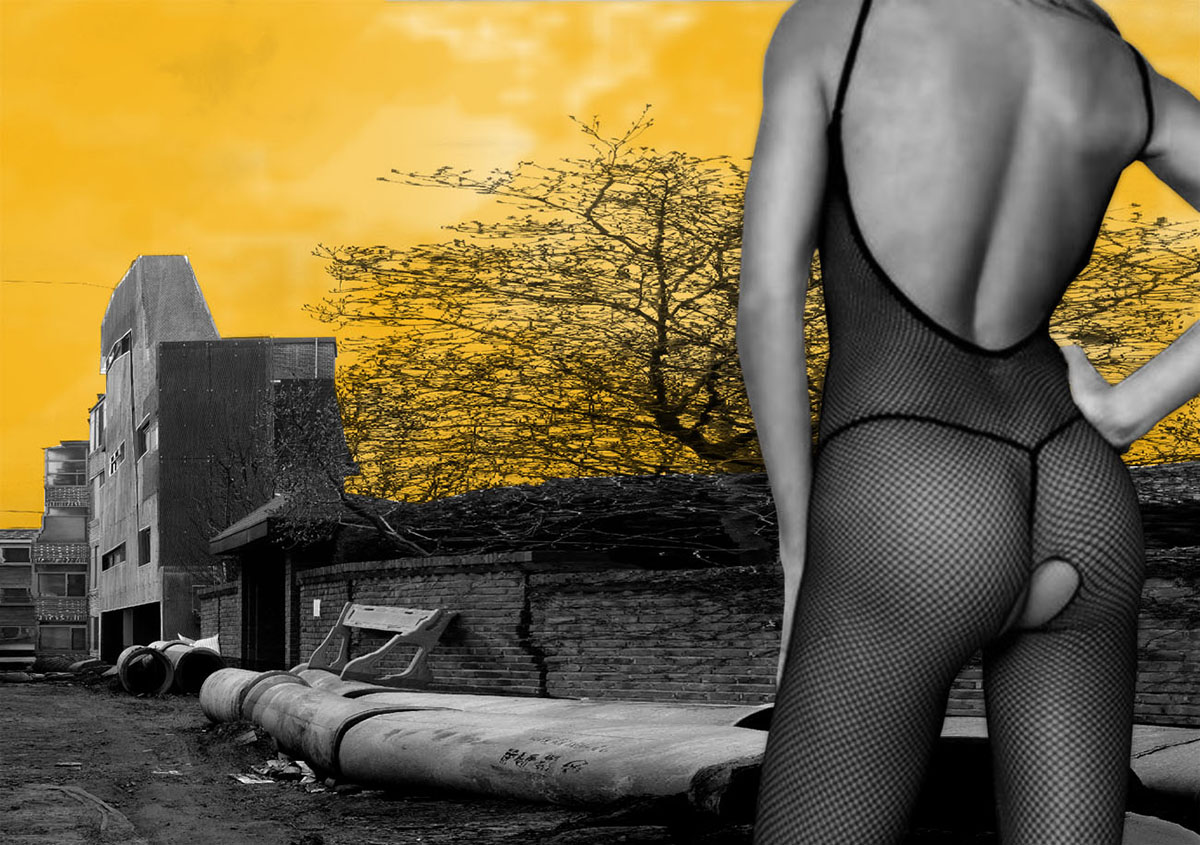 Moon Hoon clads Mookdong Multi House with expanded metal mesh inspired by panty-hose material