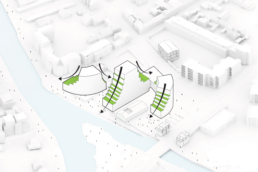 MVRDV designs new residential development in France inspired from rock formations