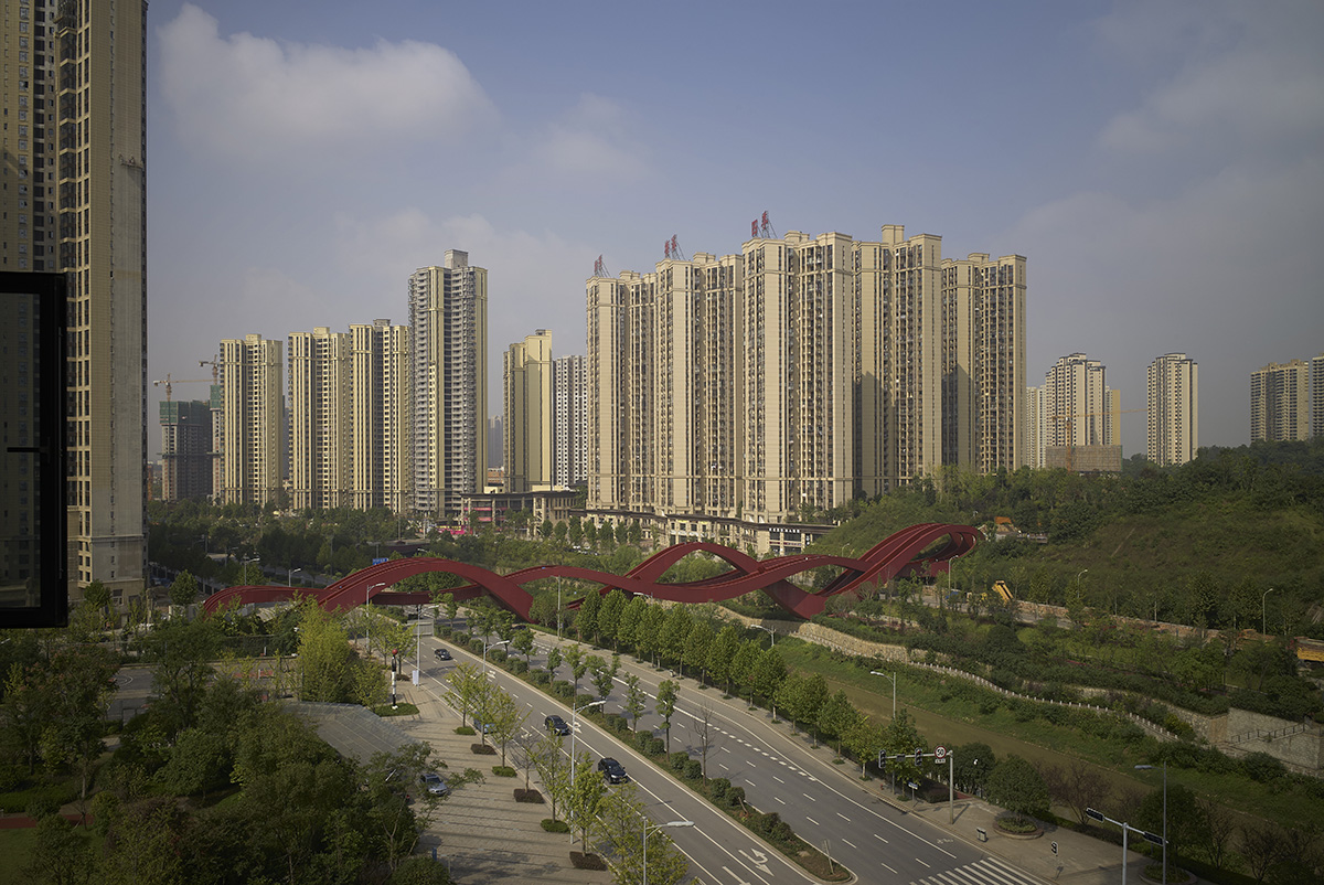 NEXT Architects unveils tortuous mega bridge creating multiple levels for China’s Meixi Lake