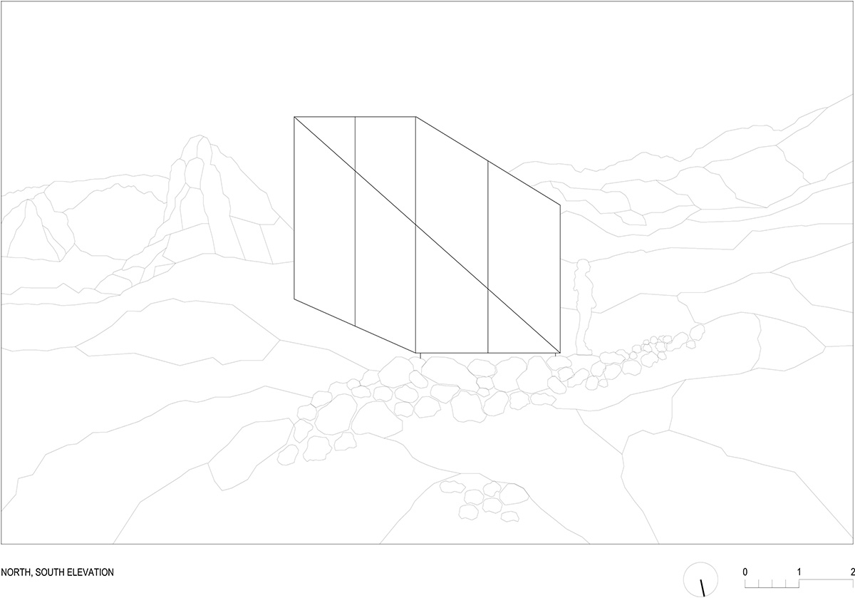 This Winter Cabin by OFIS Architects resists to gravity on Slovenia&rsquo;s rocky mountains