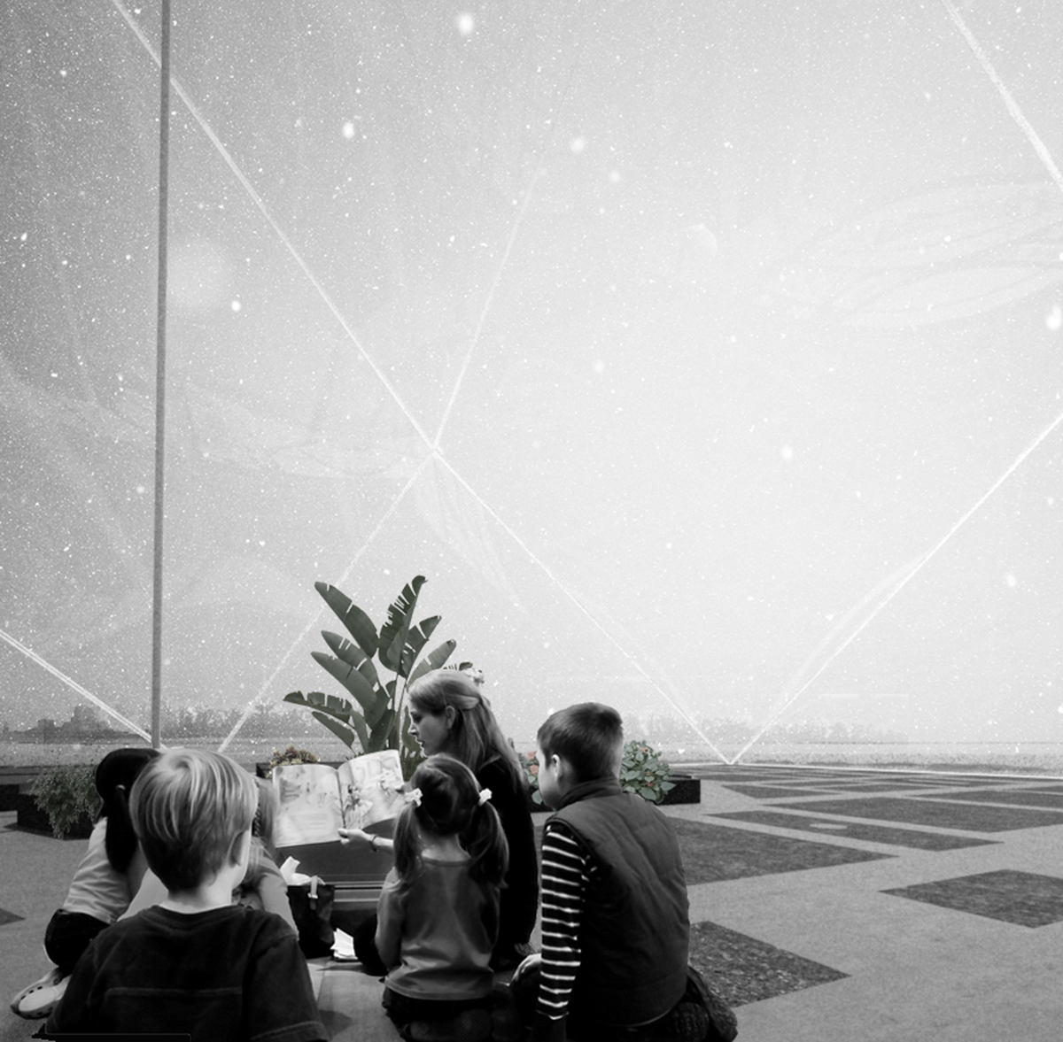 OMA puts forward its proposal for the Lucas Cultural Arts Museum, a diamond-looking ETFE membrane