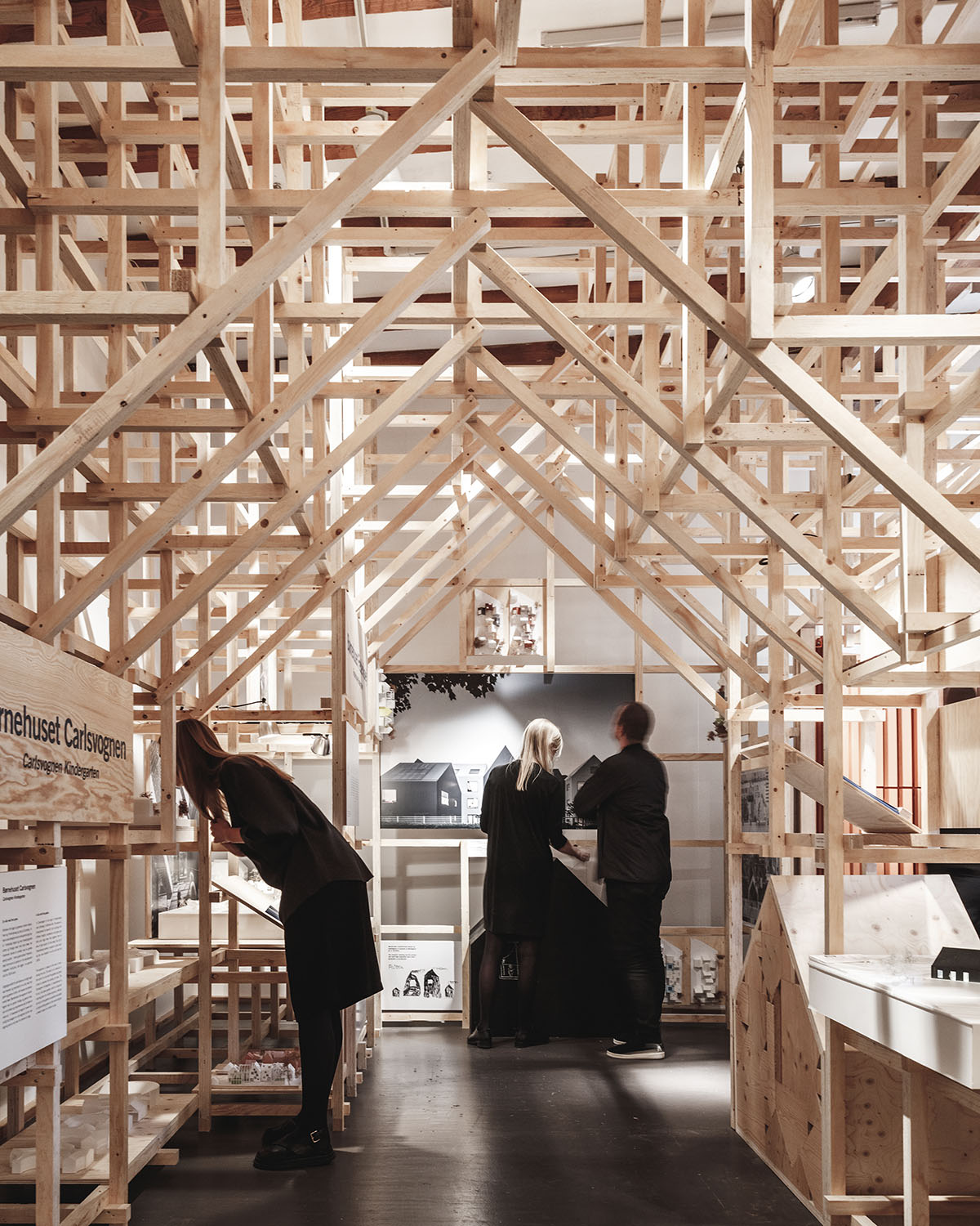 COBE presents its new exhibition and book in a giant scaffold at Danish Architecture Center
