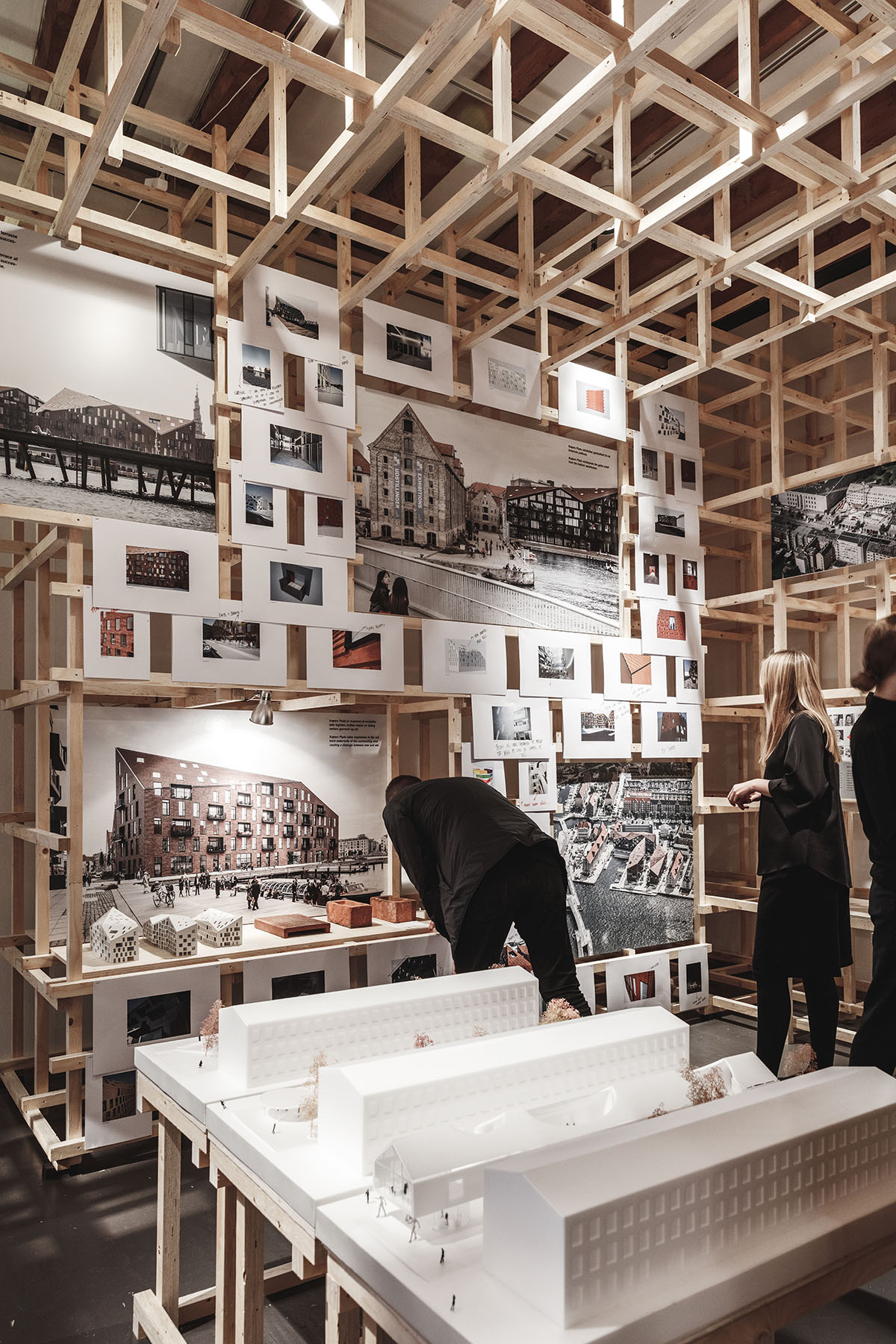 COBE presents its new exhibition and book in a giant scaffold at Danish Architecture Center