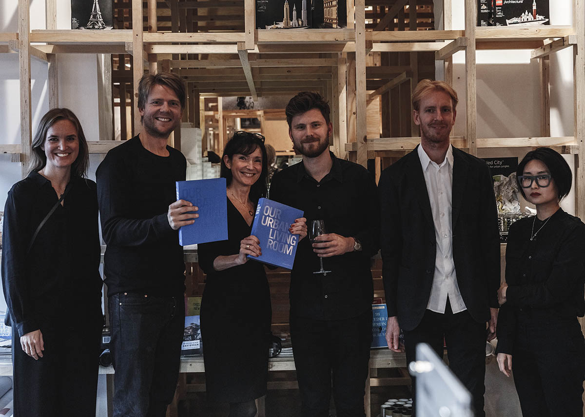 COBE presents its new exhibition and book in a giant scaffold at Danish Architecture Center