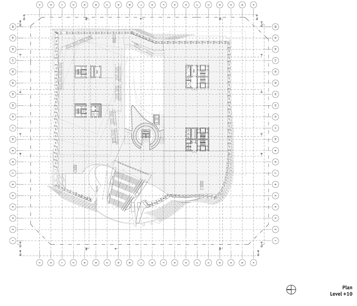 A silvery shining monolithic museum-MOCAPE by Coop Himmelb(l)au opened in Shenzhen