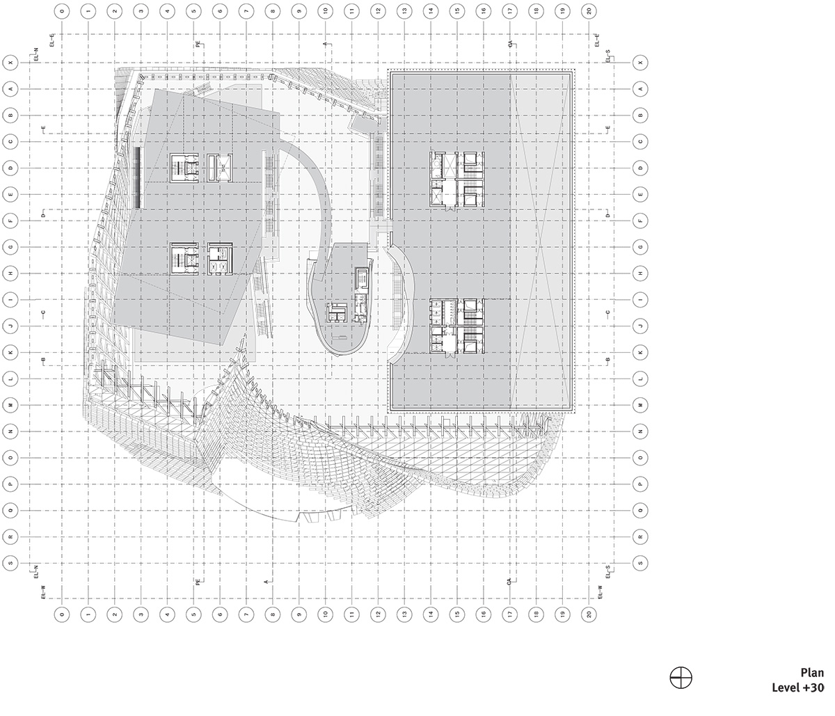 A silvery shining monolithic museum-MOCAPE by Coop Himmelb(l)au opened in Shenzhen