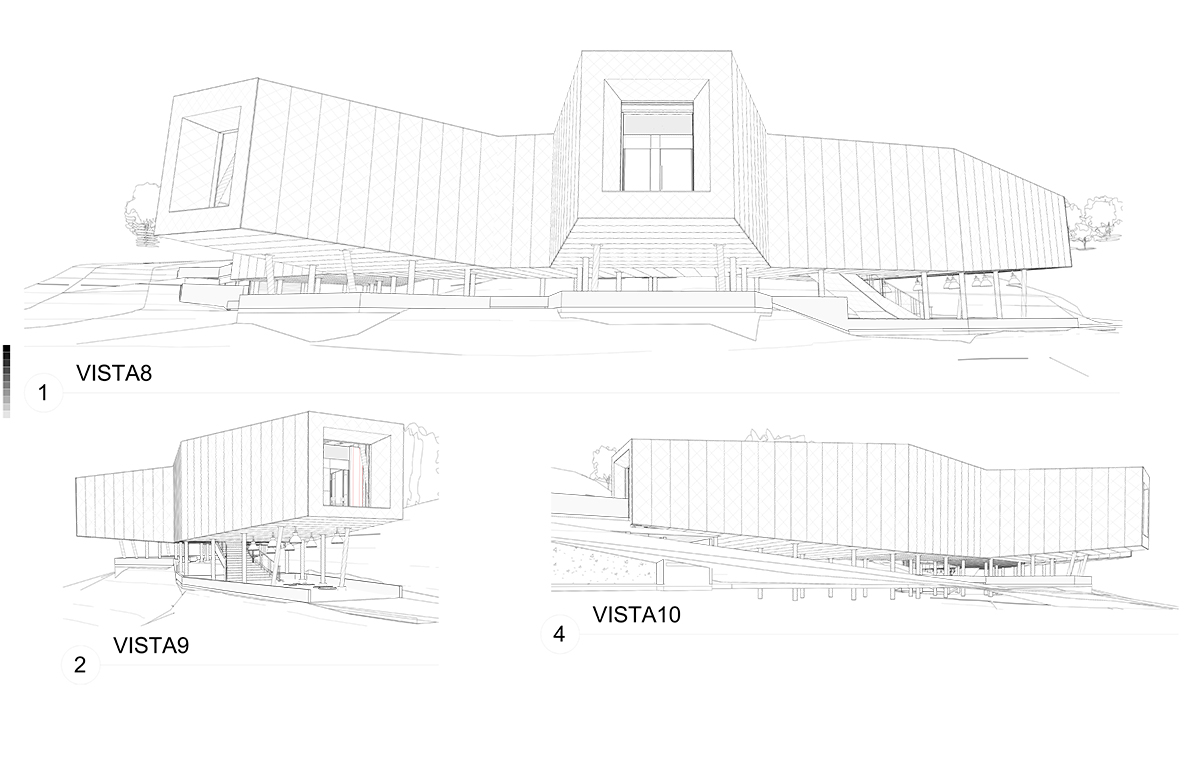 El Equipo Mazzanti designed an open geometric structure that can be expanded by Marinilla people