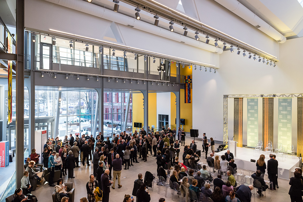 Ennead Architects transformed 1930’s old gymnasium into Design and Media Center in Boston