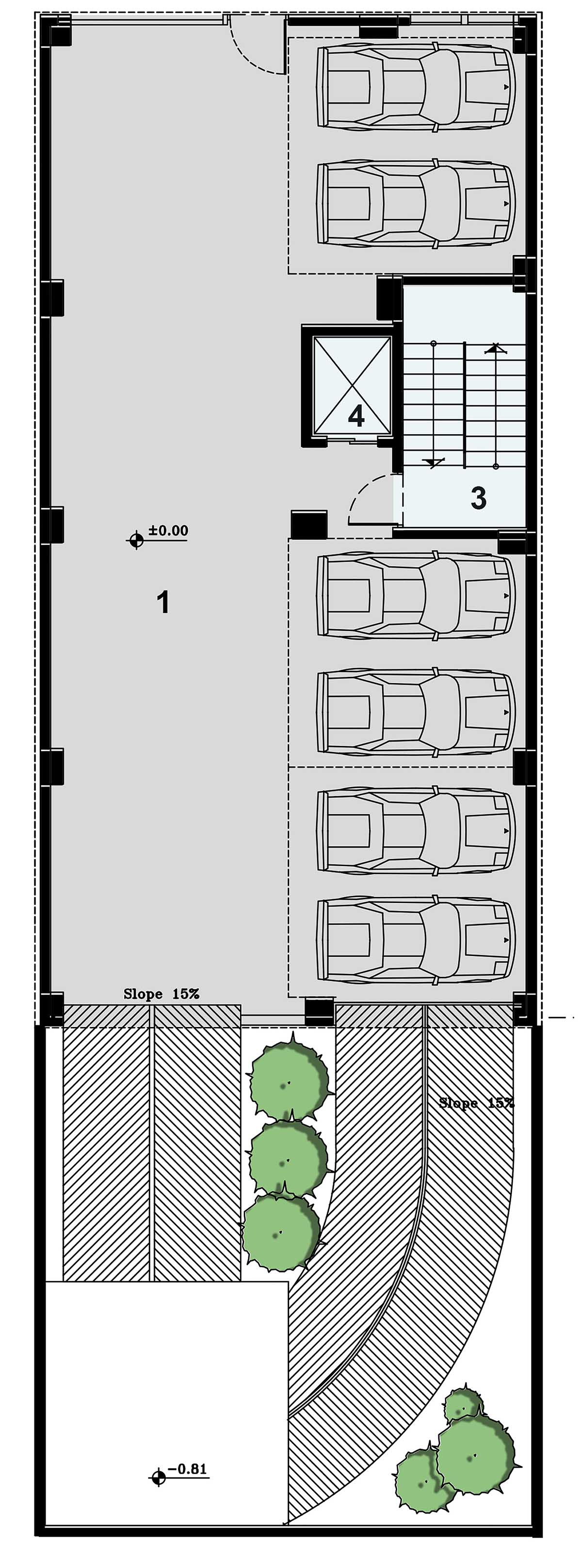 Keivani Architects creates a special type of window on the facade of Iranian house Orsi Khaneh