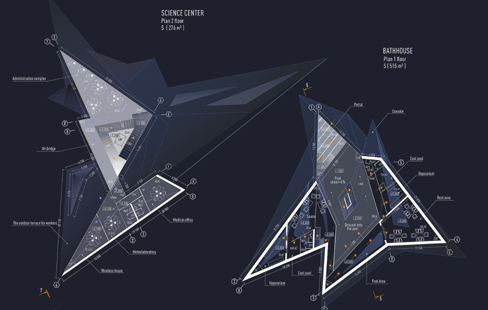 A group of architects envision weathering architecture derived from Manpupuner rock formations