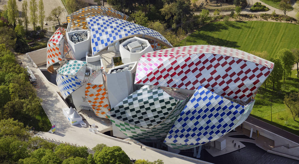Fondation Louis Vuitton gets a filtered-colorful makeover from