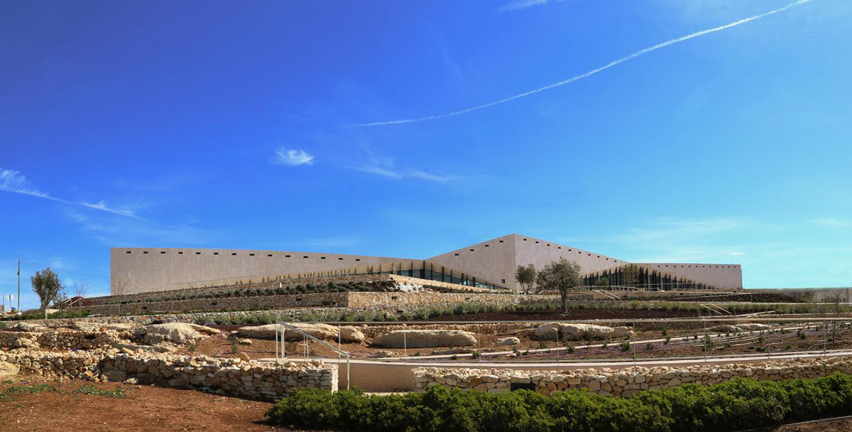 The Palestinian Museum designed by Heneghan Peng Architects opened in Birzeit