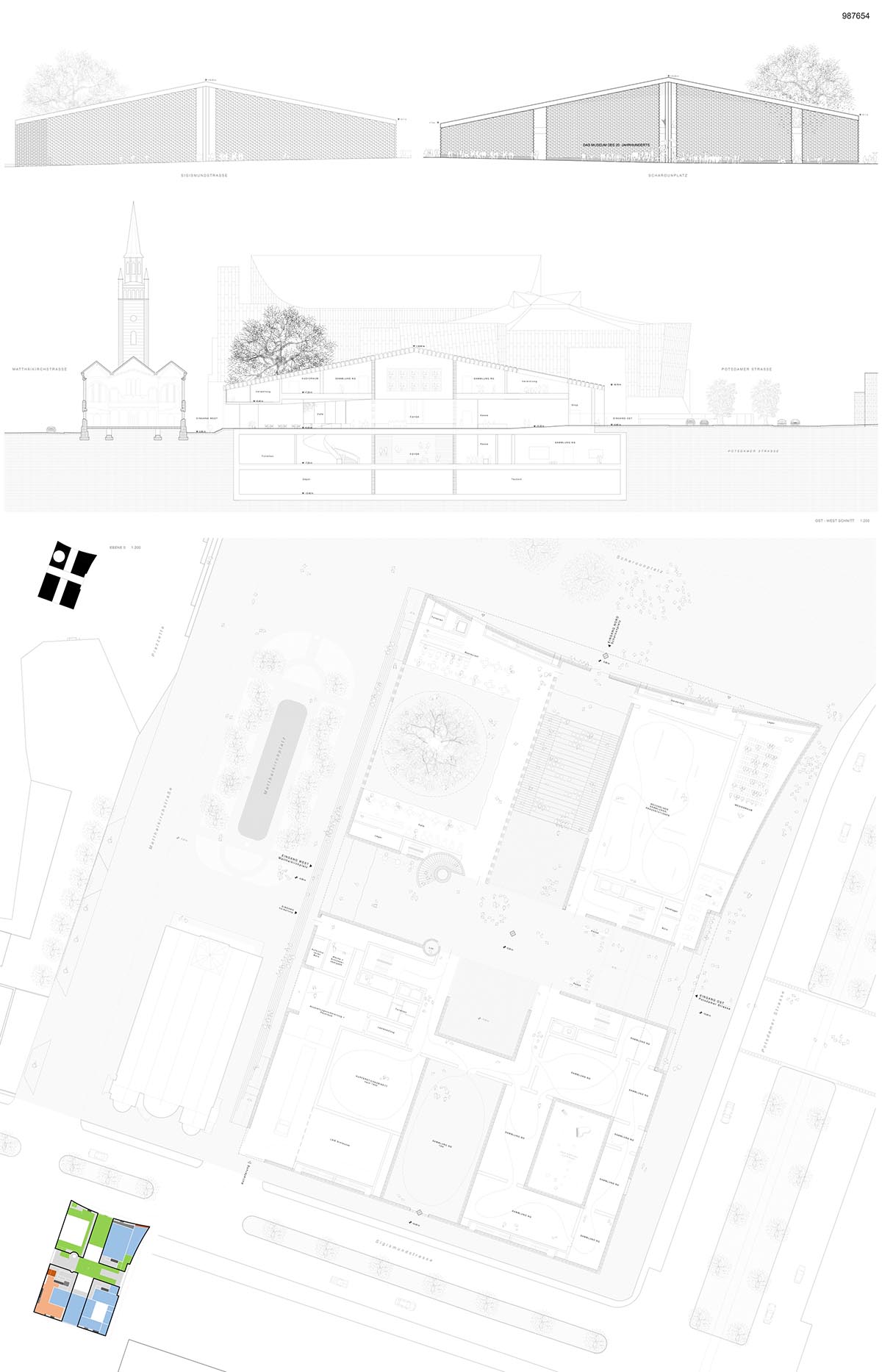 Herzog&de Meuron designs Museum of the 20th Century at the Berlin Kulturforum