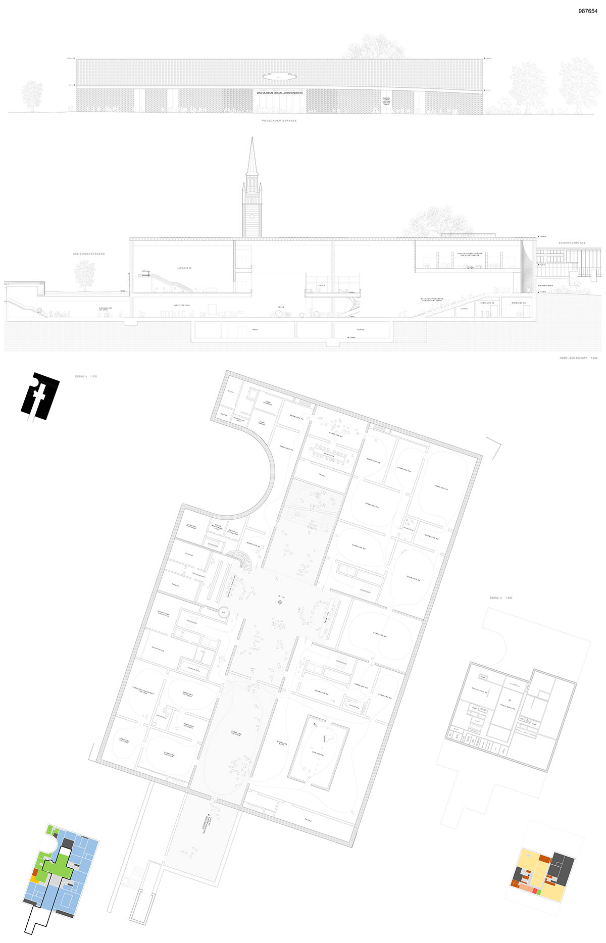 Herzog&de Meuron designs Museum of the 20th Century at the Berlin Kulturforum