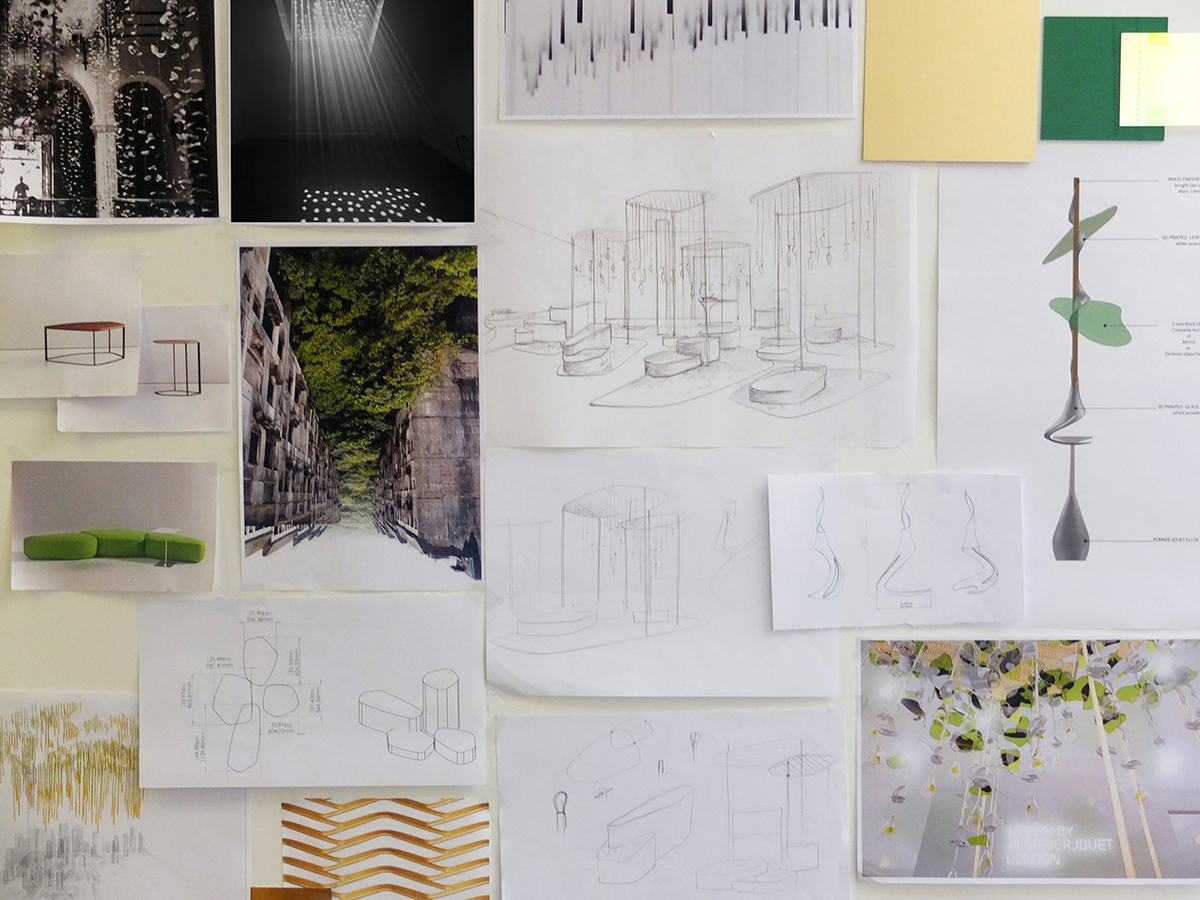 Perrier-Jou&euml;t&rsquo;s bioresponsive garden invites you to a dramatic space where champagne is served