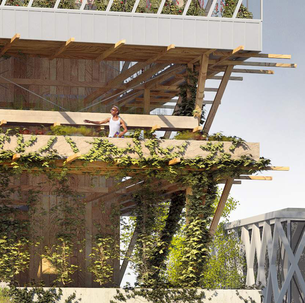 ABF-lab designs an ’agricultural catalyst’ with Food-Farm-Tower for the locals of France