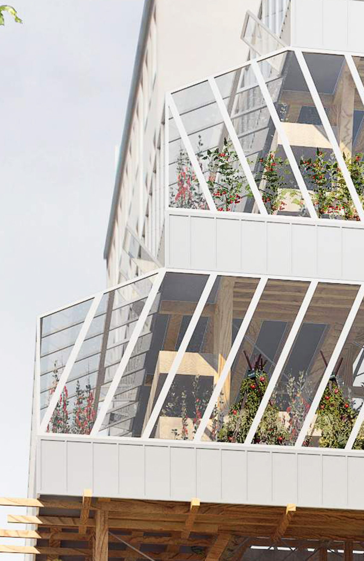 ABF-lab designs an ’agricultural catalyst’ with Food-Farm-Tower for the locals of France