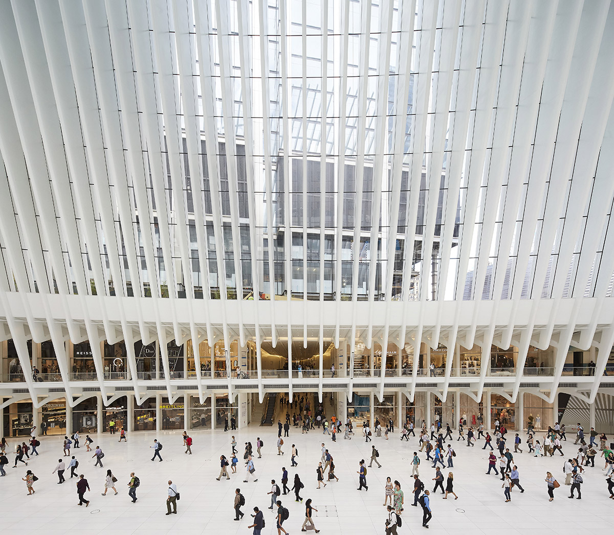 Santiago Calatrava’s sculptural Oculus WTC in New York photographed by Hufton + Crow