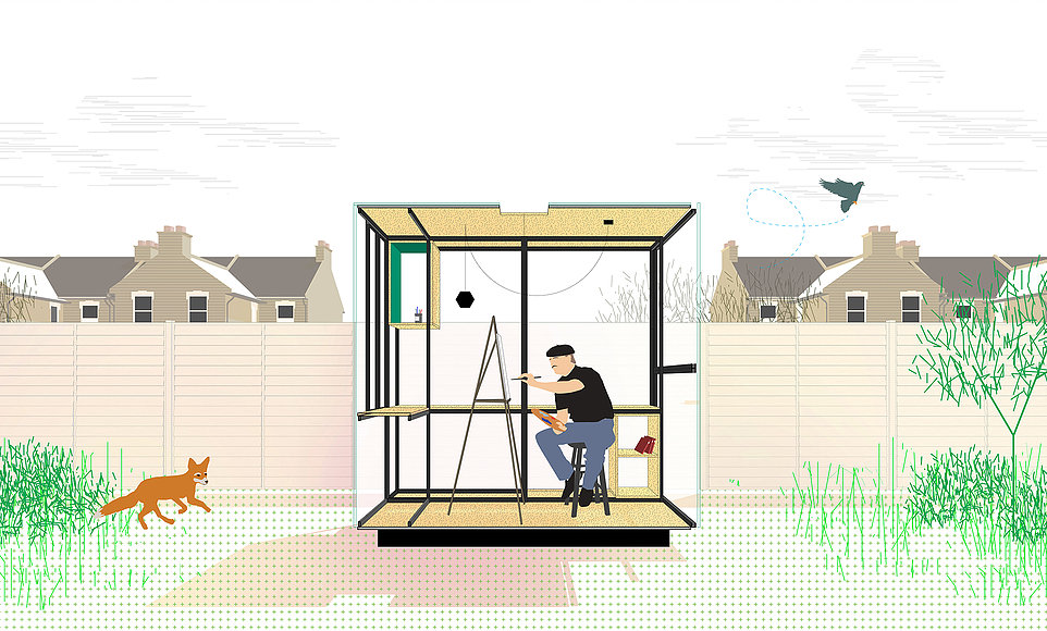 This tiny and cellular pop-up house in London will be a new affordable space for creatives