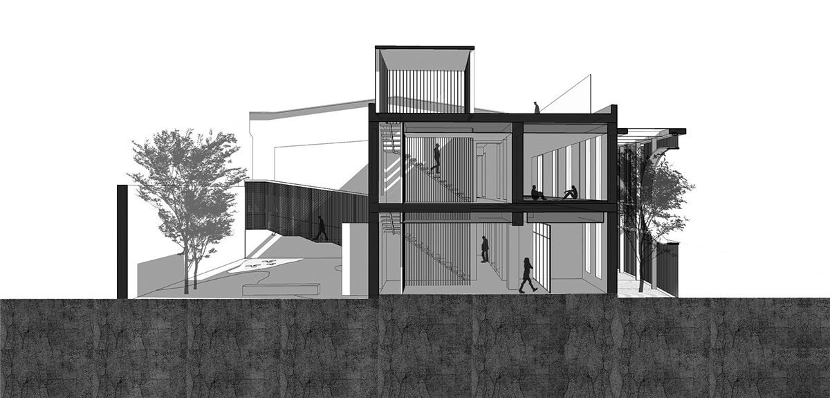He Wei reimagines the circulation of 1970s factory in China by adding Tea Chamber