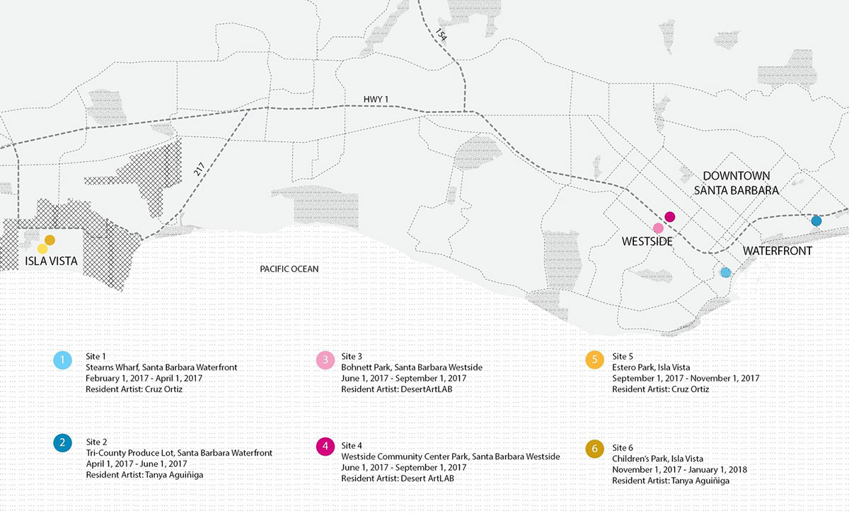 Three Matrix Pavilions By SPORTS Are Scattered In Different Parts Of Santa Barbara