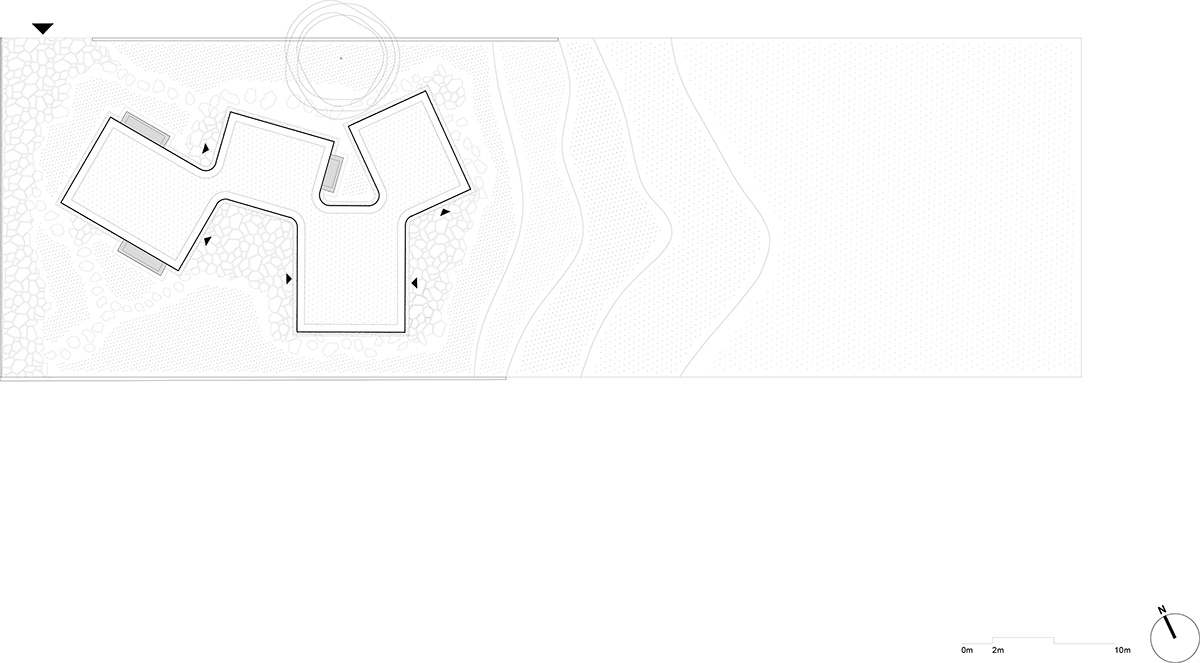 ADEPT completes soft-edged private villa with floating transitions in the interior