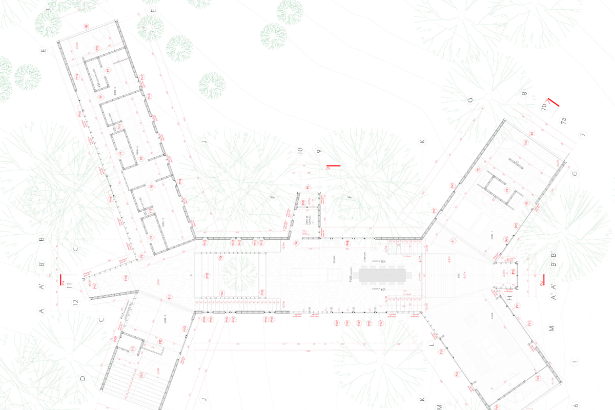 Sebastian Irarrazaval completes snake-shaped 2Y House in Chile’s wild forests