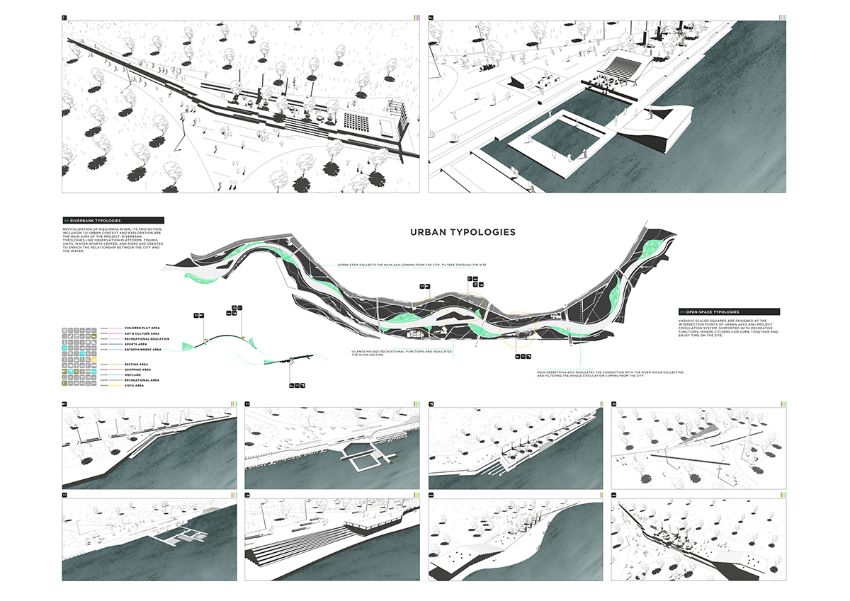 ONZ Architects + MDesign unveil design for Sivas Kızılırmak River Bank Development in Turkey