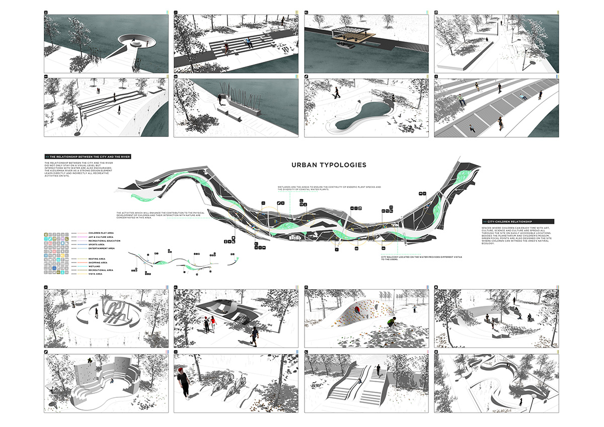 ONZ Architects + MDesign unveil design for Sivas Kızılırmak River Bank Development in Turkey