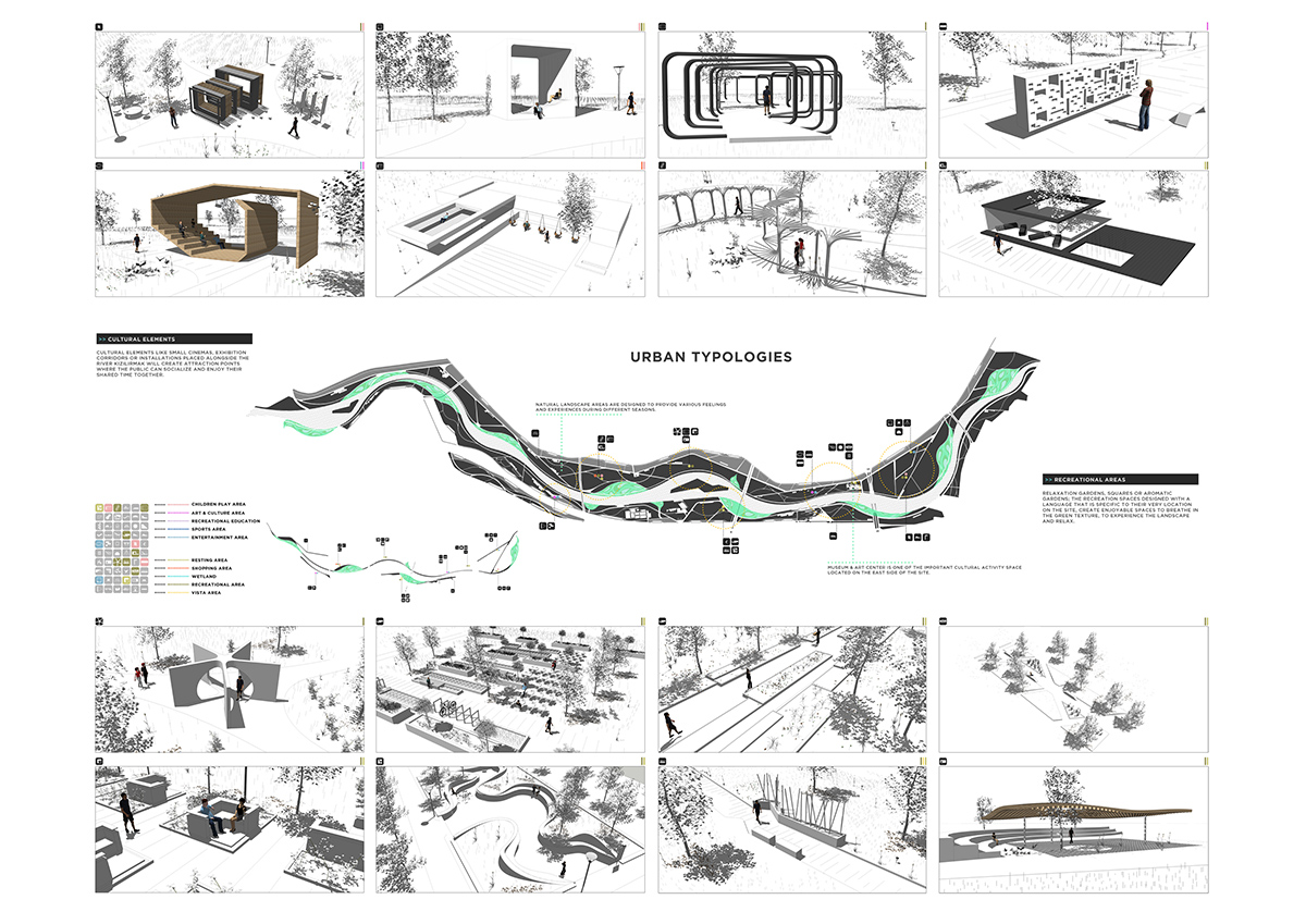 ONZ Architects + MDesign unveil design for Sivas Kızılırmak River Bank Development in Turkey
