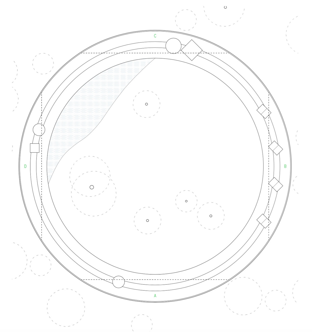 Office KGDVS&rsquo; Solo House Presents A Circular Catwalk Overlooking Wilderness Of Matarra&ntilde;a