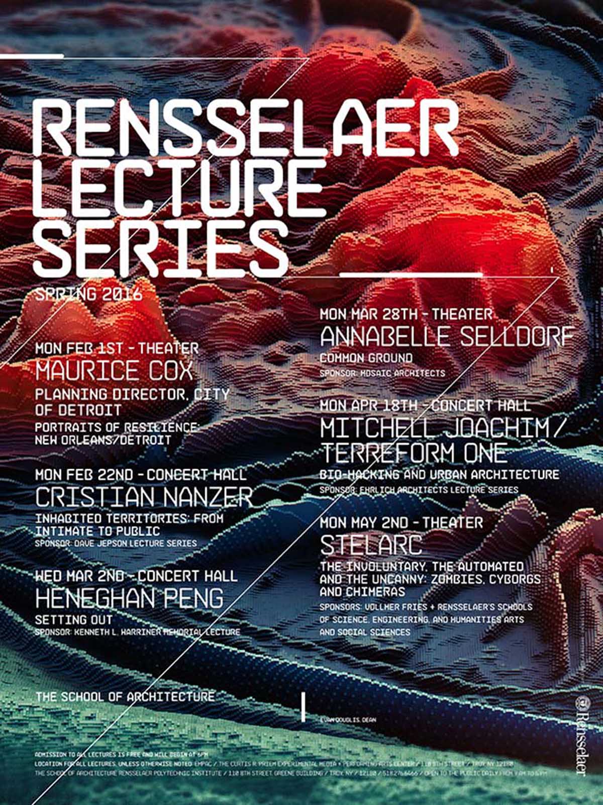 Rensselaer, Lecture Series Spring &rsquo;16