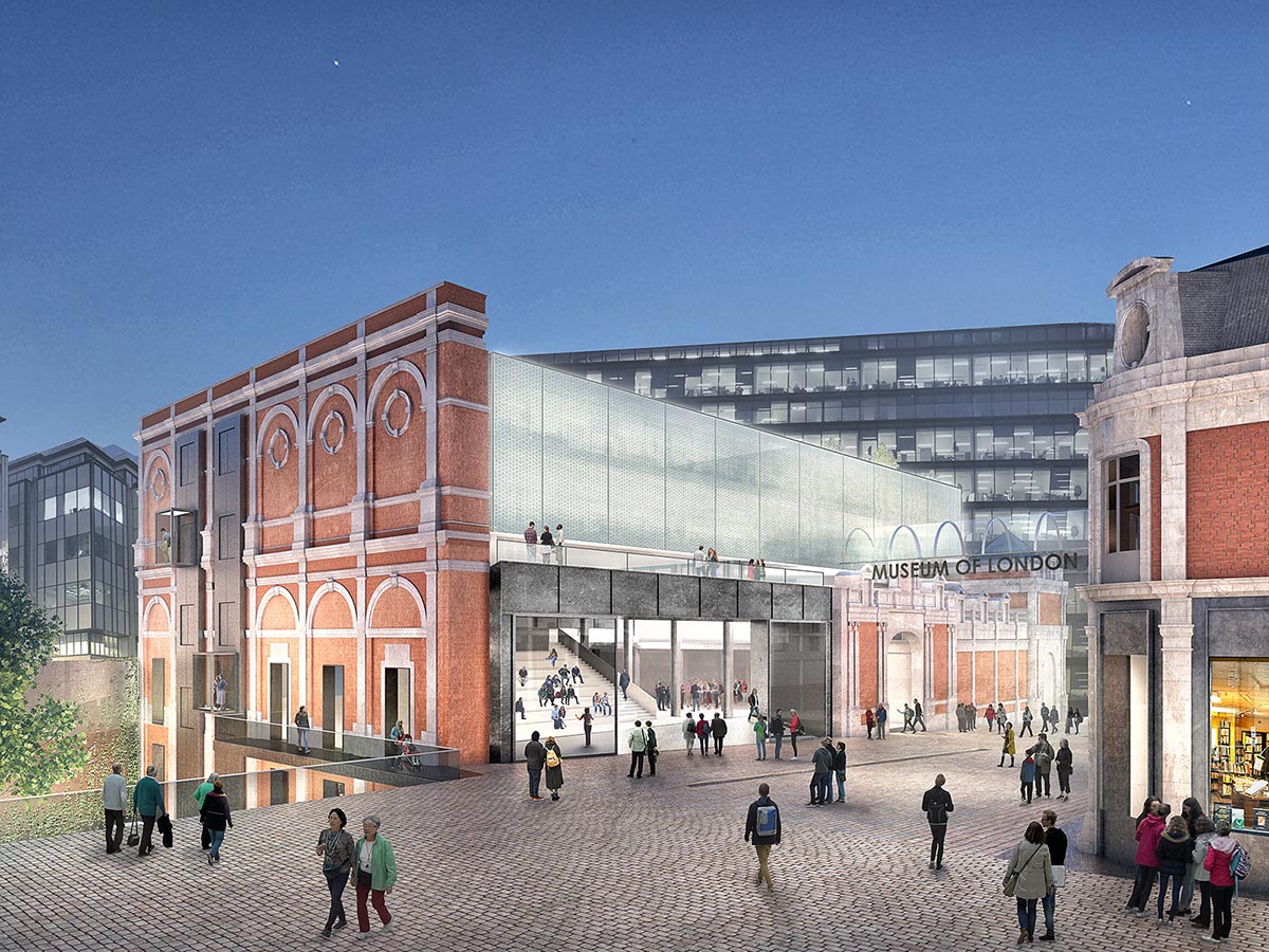 Museum Of London reveals design concepts for New Museum at West Smithfield