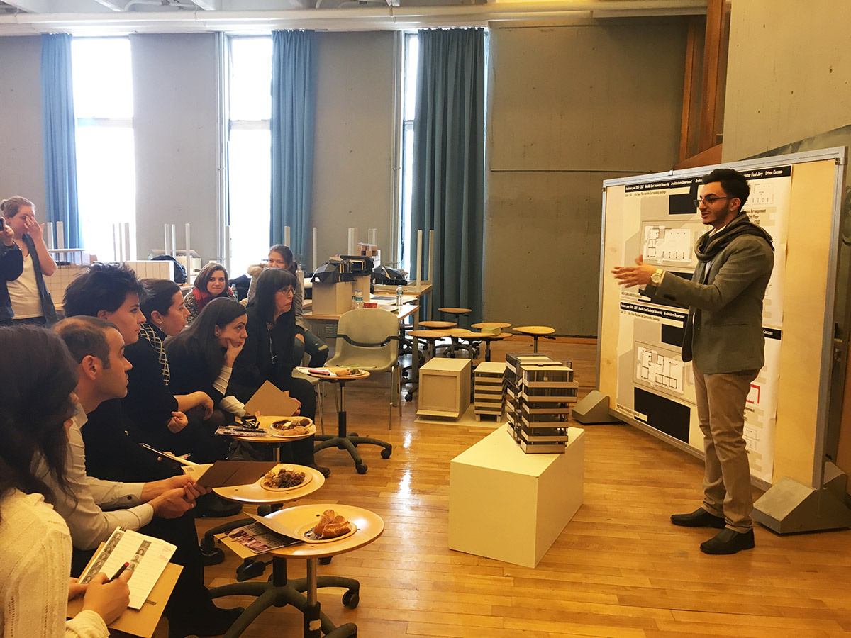 Fall 2016 Architecture Juries at Metu Arch experiment new tectonics over existing structures