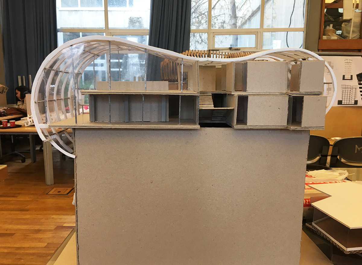 Fall 2016 Architecture Juries at Metu Arch experiment new tectonics over existing structures