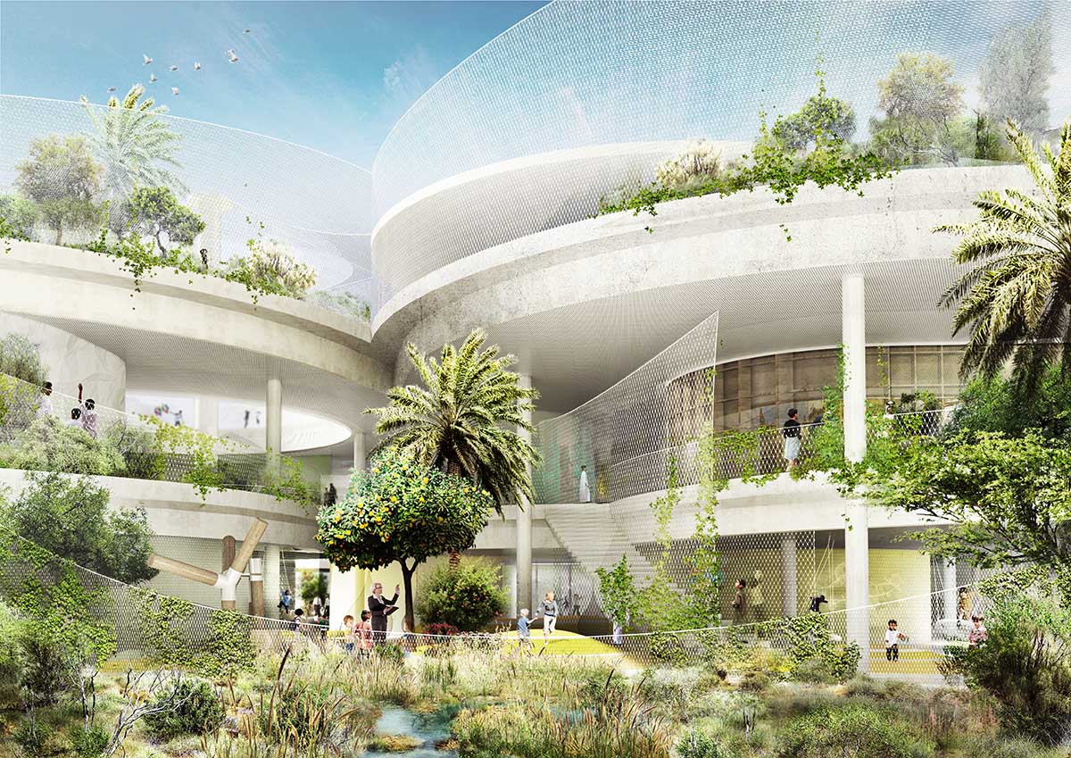 CEBRA architecture reveals a new school project achieving sustainable standards in Dubai