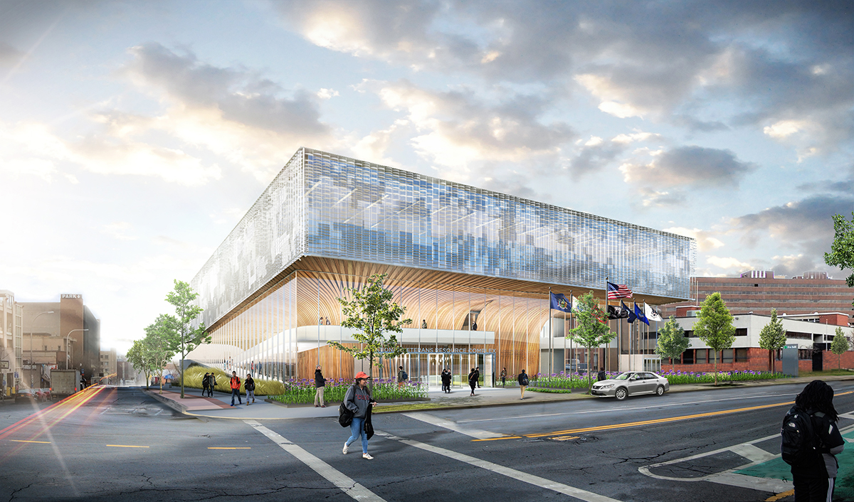 SHoP Architects unveils new images of the New National Veterans Resource Complex in New York