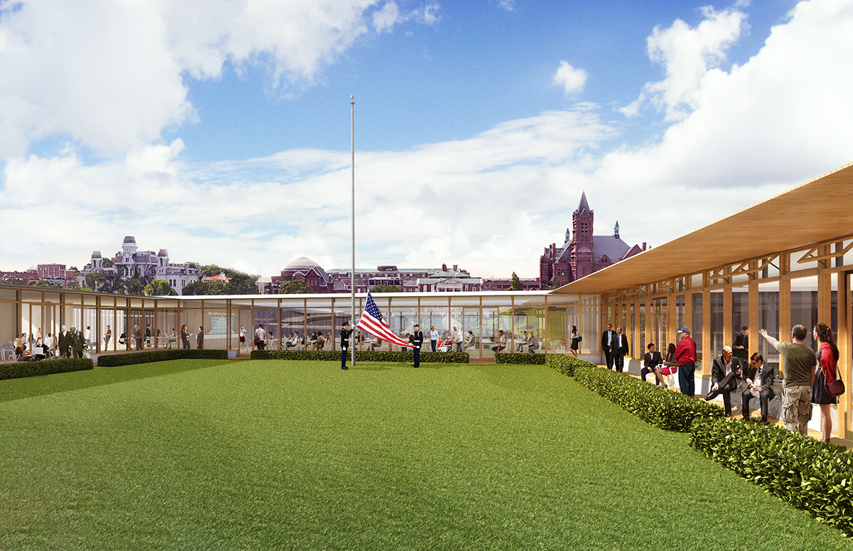 SHoP Architects unveils new images of the New National Veterans Resource Complex in New York