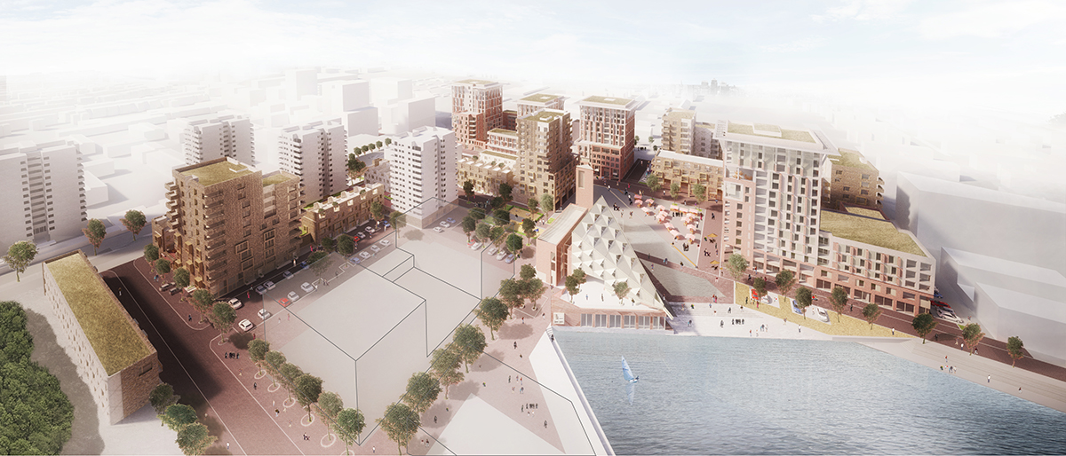 Mecanoo releases new regeneration plans of Thamesmead for London