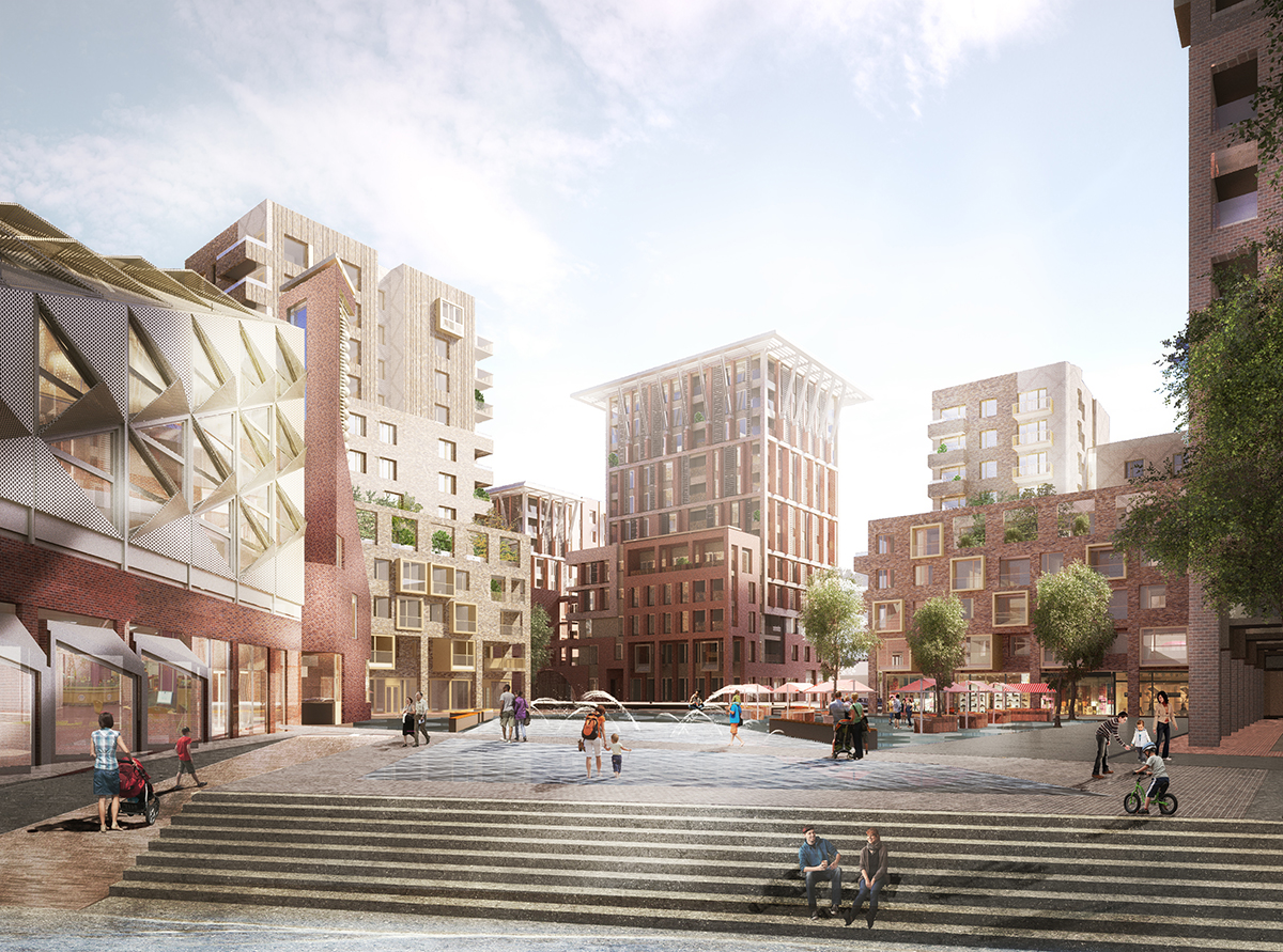 Mecanoo releases new regeneration plans of Thamesmead for London