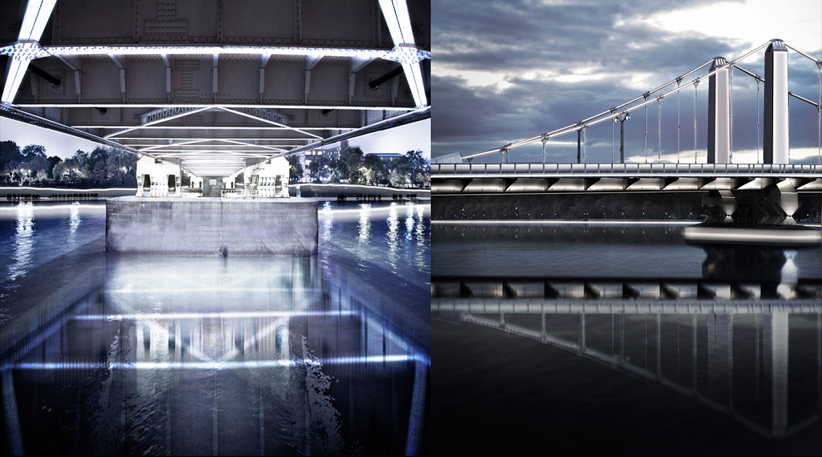 6 creative proposals unveiled for Lighting London’s Bridges