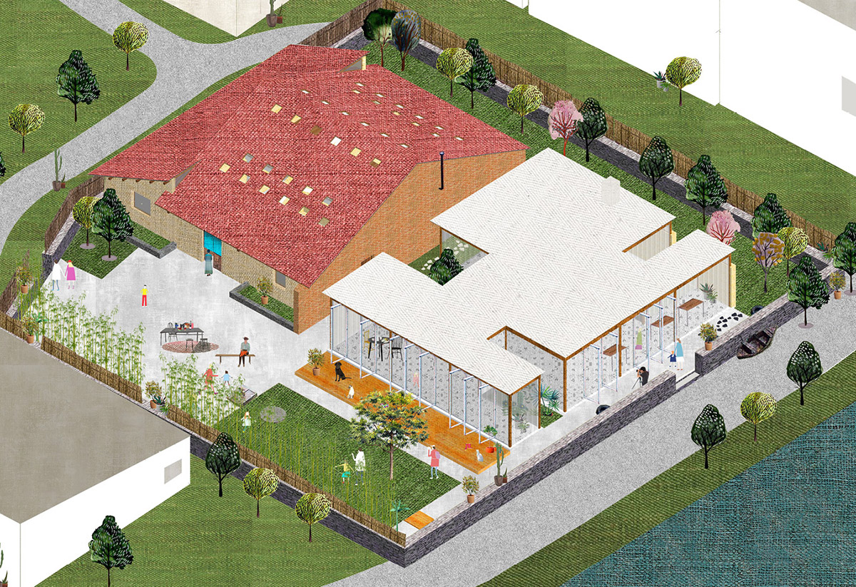 Chinese old house converted into a fully-transparent children’s education centre by AaL+Atelier UPA