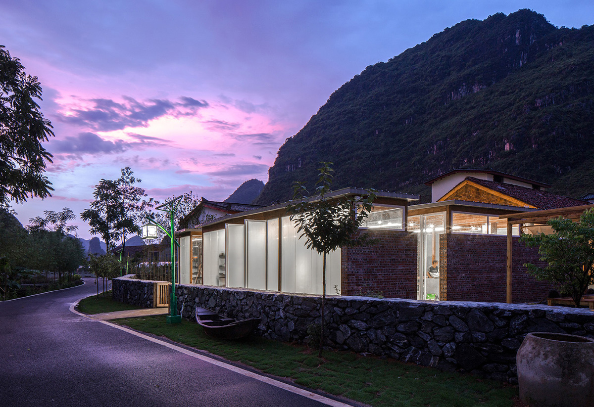 Chinese old house converted into a fully-transparent children’s education centre by AaL+Atelier UPA