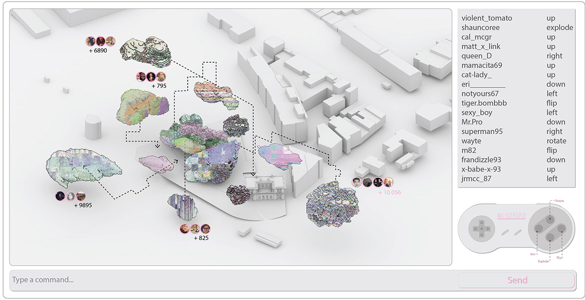New London Internet Museum is built by using assemblage of crowd-sourced processes