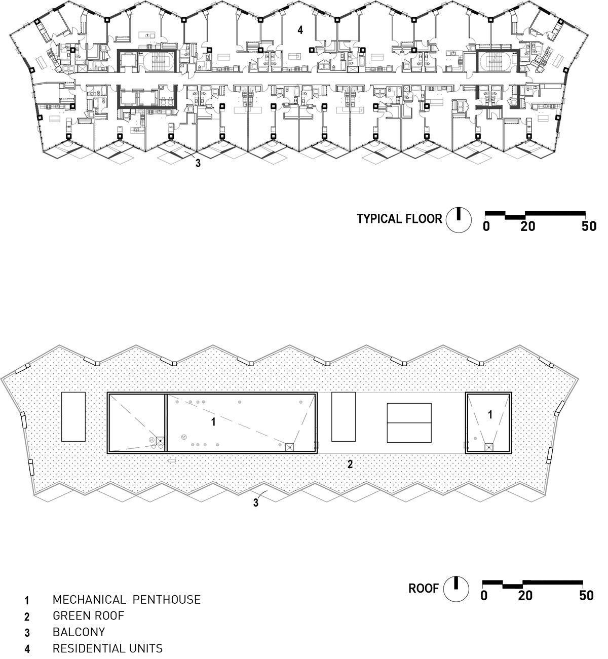 Studio Gang completes City Hyde Park in Chicago, comprised of many irregular patelliform balconies