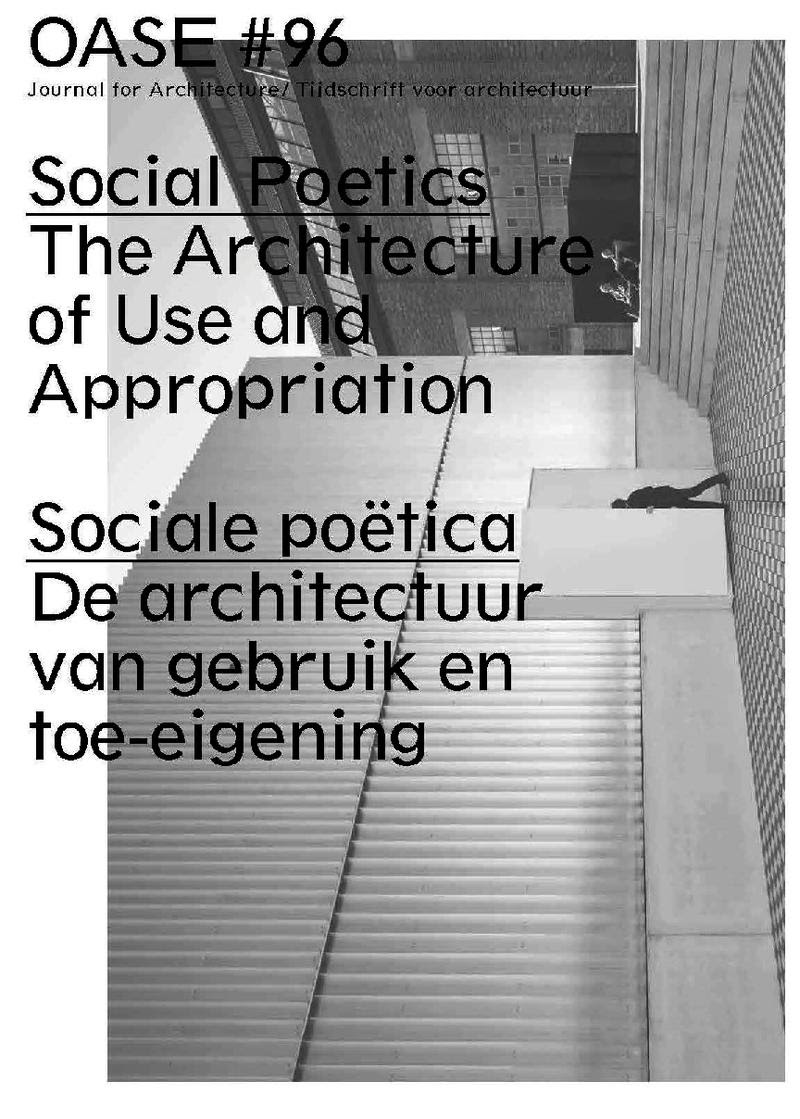 OASE Journal for Architecture will make a presentation on OASE 96 issue in Brussels tomorrow