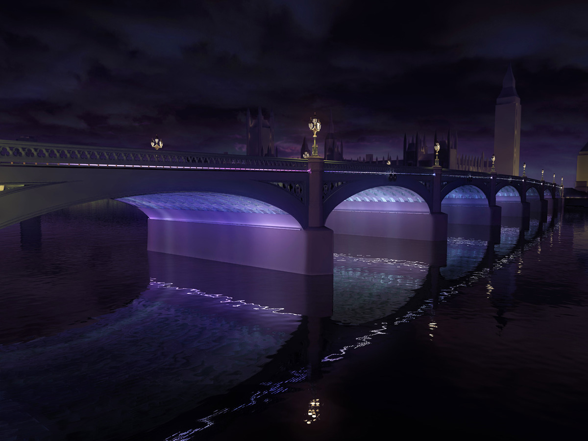 Leo Villareal with Lifschutz Davidson Sandilands win lighting competition for London’s bridges