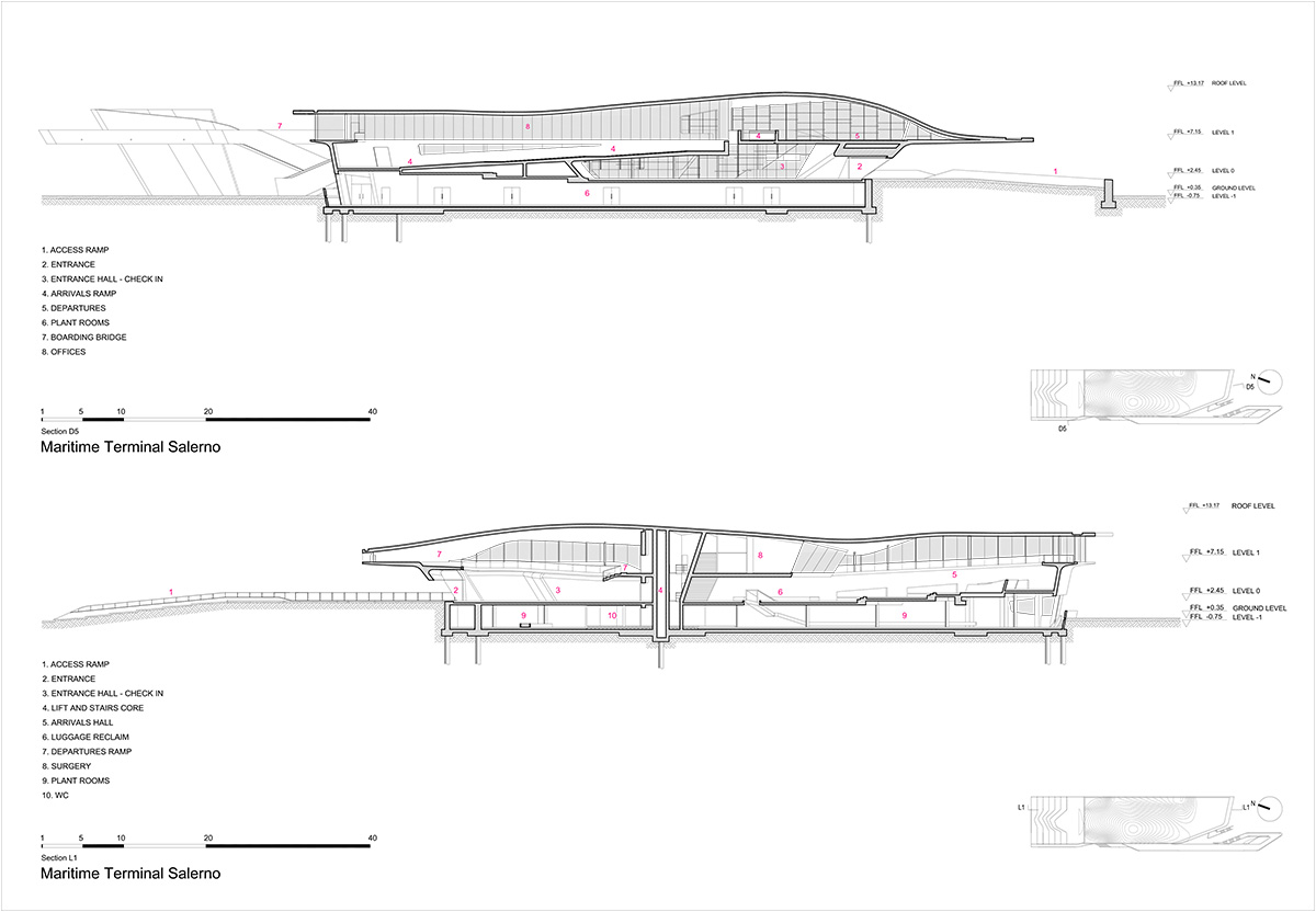 Zaha Hadid Architects&rsquo; Oyster-shaped Salerno Maritime Terminal opened in Italy