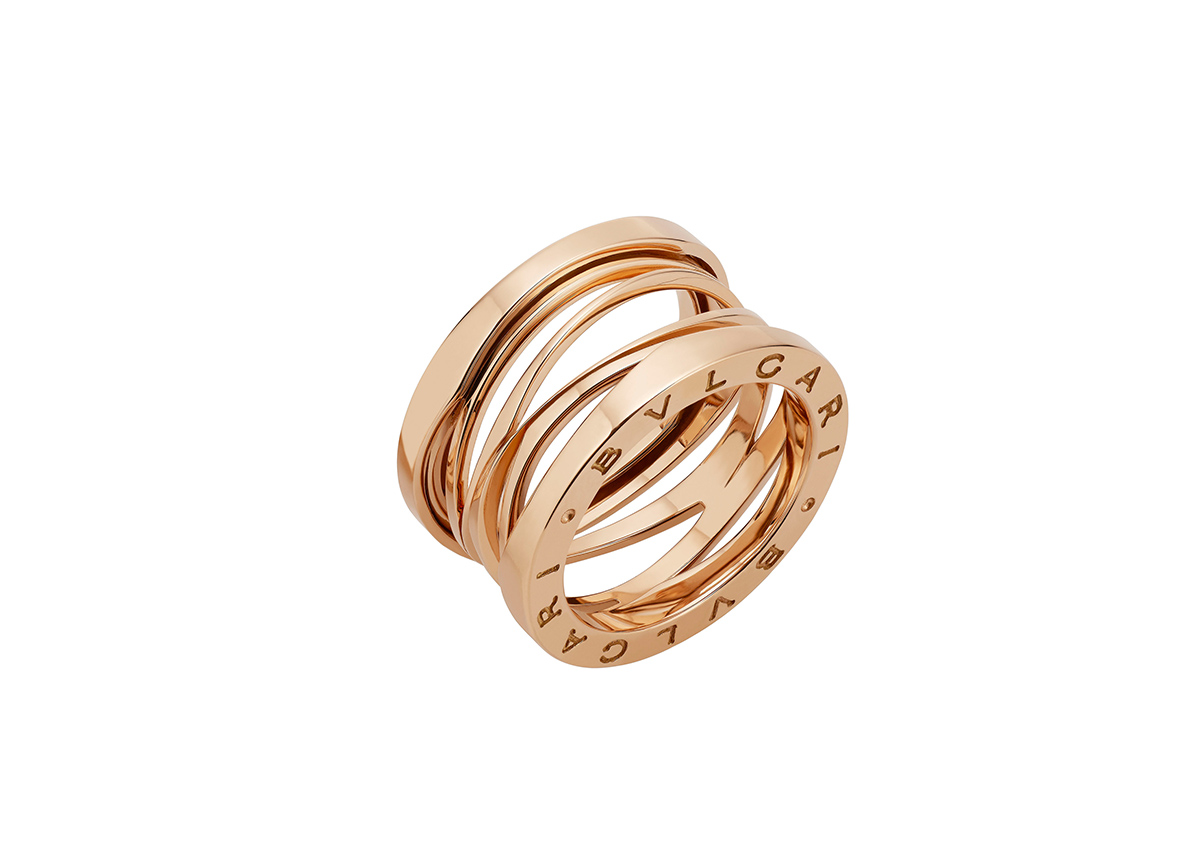 Zaha Hadid Architects reveals new golden  1 ring for Bulgari inspired  by Colosseum