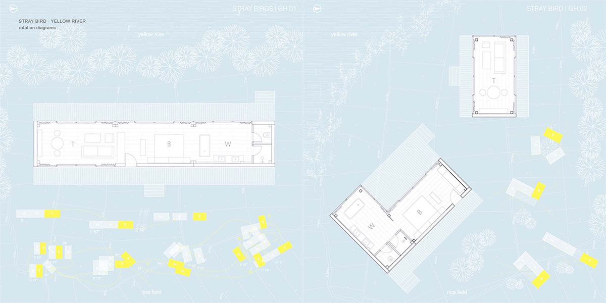 STUDIO QI built a boutique hotel with airy structures in an isolated oasis of Ningxia
